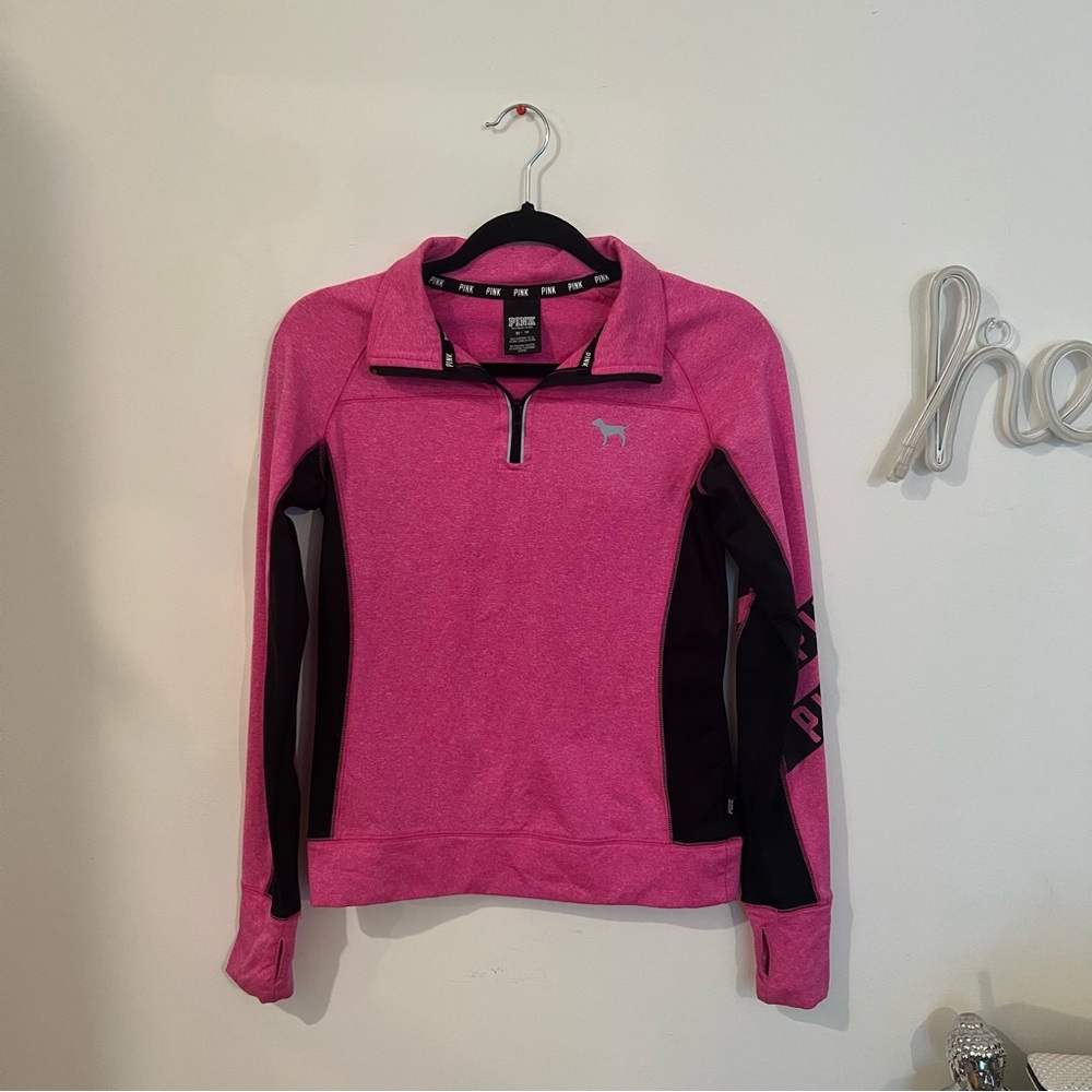 Pink Quarter Zip